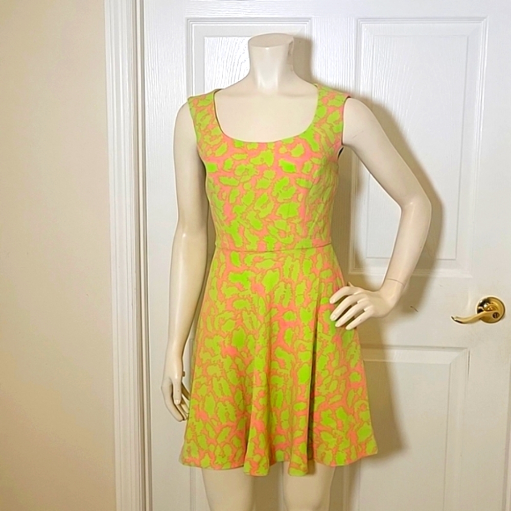 Alberto Makali green and pink dress size Medium